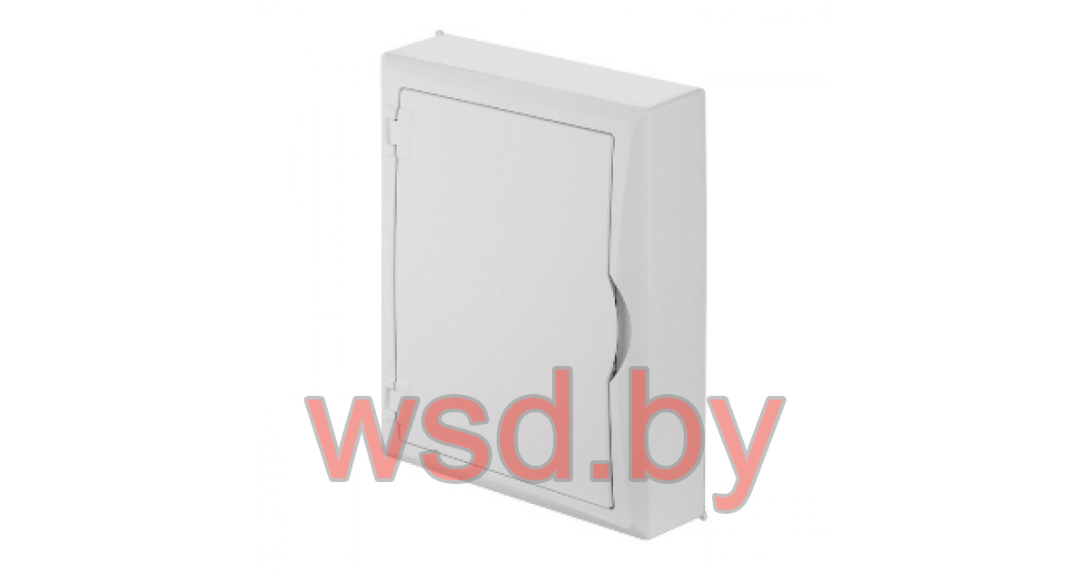 Щит навесной ECO BOX 2x12M, N/PE 3x 6x16+3x10mm2, белая пласт. дверь, белый RAL9003, 434x354x105mm, IP40