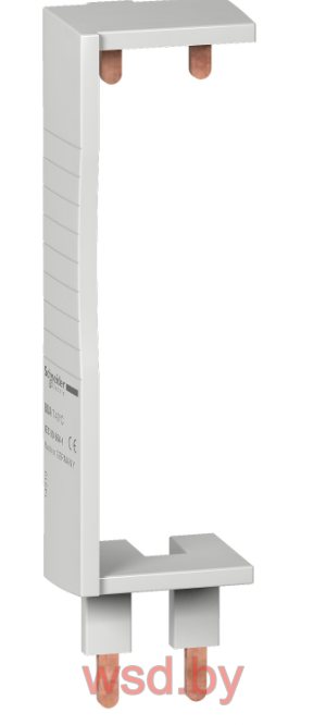 Шинка вертикальная 2П 18ММ-18ММ РАССТ. 125мм Acti 9 Schneider Electric. Фото N2