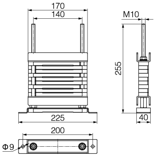 Держатель гибкой шины DKC 80-100мм до 8 шт фото 2
