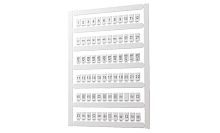 Маркировка клеммных модулей Connectwell MC6 для клемм 6mm, 72 элемента, PC, белая Маркировка клеммных модулей Connectwell MC6 для клемм 6mm, 72 элемента, PC, белая