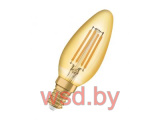 Лампа светодиодная, филаментная 1906LEDCB364,5W/825 230V FILGDE1410X1OSRAM
