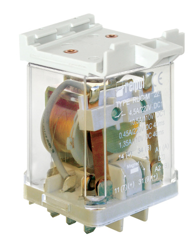 Реле Relpool RUC-M-2051-26-5230, 1NO, 12A(220VDC), 230VAC, контактный зазор ≥6mm (акция)