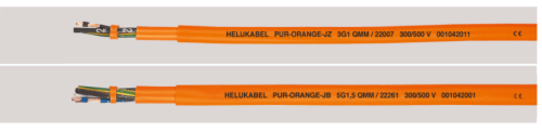 PUR-ORANGE-JZ 7G0.75, устойчивый к истиранию, хладагентам, с разметкой метража,