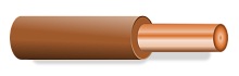 Провод ПуВнг(А) LS 1х0,5 коричневый