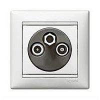 Legrand Valena - Розетка TV-RD-SAT-концевая 2400MHz, < 10 дБ, слоновая кость (индивидуальная упаковка) Legrand Valena - Розетка TV-RD-SAT-концевая 2400MHz, < 10 дБ, слоновая кость (индивидуальная упаковка)