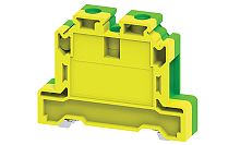 КЛЕММА ЗАЩИТНОГО ПРОВОДНИКА CGT16N /12X55MM, ВИНТОВАЯ, 2 ПРИСОЕД., 16MM2, ЖЕЛТО-ЗЕЛЕНАЯ