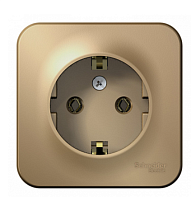 BLANCA Открытой Установки РОЗЕТКА с заземлением без шторок, 16А, 250В, ТИТАН (Schneider Electric) Systeme Electric