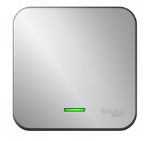 BLANCA Открытой Установки 1-клавишный выключатель с подсветкой, 10А, 250B, АЛЮМИНИЙ (Schneider Electric) Systeme Electric