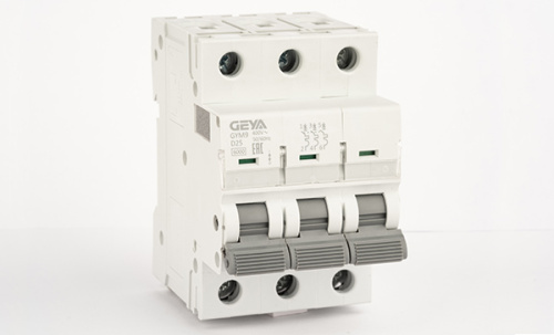 Автоматический выключатель GEYA GYM9-3P-25D, 3P, 25A, хар-ка D, 6kA, 3M Автоматический выключатель GEYA GYM9-3P-25D, 3P, 25A, хар-ка D, 6kA, 3M