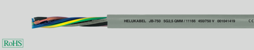 JB-750 гибкий, с цветовой маркировкой, 750 В, с разметкой метража 4G150