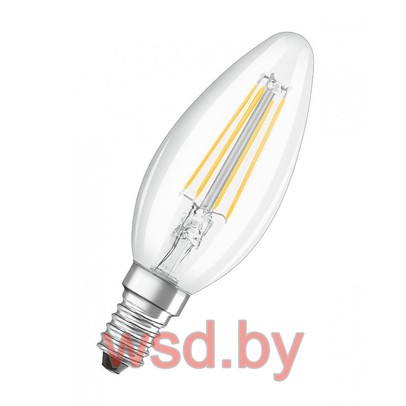 Светодиодная лампа LSCLB60D 5W/840 230V FIL E14 10X1RUOSRAM