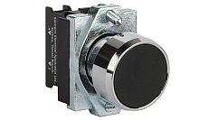 Кнопка плоская APT PB1S, черная, с фиксацией, без подсветки, 1NO, 6A 230VAC/24VDC, 22mm, IP65