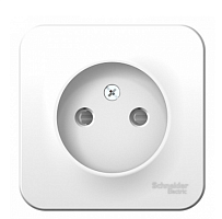 BLANCA Открытой Установки РОЗЕТКА без заземления со шторками, 16А, 250В, БЕЛЫЙ (Schneider Electric) Systeme Electric