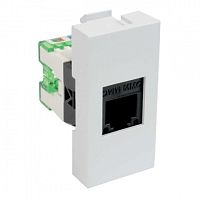 QD 45X22.5-RJ-12_HB Розетка телефонная RJ-12 (Kopos) белый