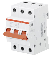 Выключатель нагрузки SHD203/25, 3P, 25A, 10kA, 3M ABB