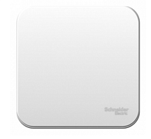 BLANCA Открытой Установки 1-клавишный выключатель с монтажной пластиной, 10А, 250B, БЕЛЫЙ (Schneider Electric) Systeme Electric