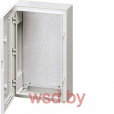 Щит наружный пустой, глухая дверца (500х300х160мм), Class II, IP65 // Hager - Vector (Цвет - Серый)
