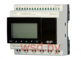  FLC18-ETH-12DI-6R Программируемый логический контроллер, расширение до 16 доп. модулей, ЖК-дисплей, Modbus RTU, Modbus TCP, MQTT, веб-сервер, Ethernet, RS485, RS232 (UART), FBD 6 модулей, монтаж на DIN-рейку