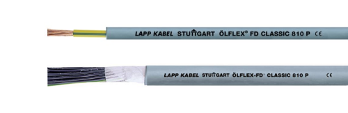 Кабель PURöJZ-HF-YCP эмс, для буксируемых цепей 7х1