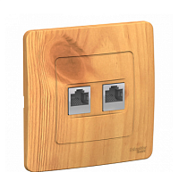 BLANCA Скрытой Установки Розетка двойная компьютерная RJ45, категория 5E, ЯСЕНЬ (Schneider Electric) Systeme Electric BLANCA Скрытой Установки Розетка двойная компьютерная RJ45, категория 5E, ЯСЕНЬ (Schneider Electric) Systeme Electric