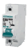 Выключатель автоматический ВА47-100 1Р 63А хар.С 10 кА АТРИОН Выключатель автоматический ВА47-100 1Р 63А хар.С 10 кА АТРИОН