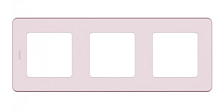 Legrand Inspiria - Рамка 3 поста (розовый) Legrand Inspiria - Рамка 3 поста (розовый)