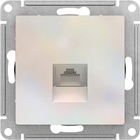 Розетка телефонная RJ11, механизм, Жемчуг AtlasDesign (Schneider Electric) Systeme Electric Розетка телефонная RJ11, механизм, Жемчуг AtlasDesign (Schneider Electric) Systeme Electric