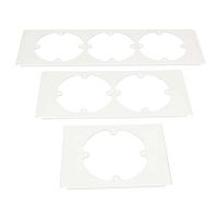 Приборная рамка белая на 3 места для к кабельному каналу PK 110х70 DHF, PK 210x70 DHF KOPOS Приборная рамка белая на 3 места для к кабельному каналу PK 110х70 DHF, PK 210x70 DHF KOPOS