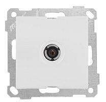 Розетка Mutlusan TV, проходная, белая Розетка Mutlusan TV, проходная, белая