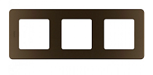 Legrand Inspiria - Рамка 3 поста (бронза) Legrand Inspiria - Рамка 3 поста (бронза)