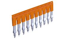 Перемычка Connectwell JX2.5/4 на 4 полюса, для клемм CY,CX,CP 5mm, 24A, оранжевая Перемычка Connectwell JX2.5/4 на 4 полюса, для клемм CY,CX,CP 5mm, 24A, оранжевая