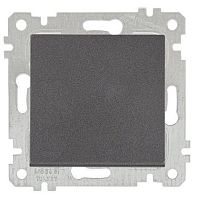 Выключатель Mutlusan Rita двухполюсный, пруж. зажимы, дымчатый Выключатель Mutlusan Rita двухполюсный, пруж. зажимы, дымчатый