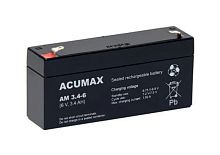 Батарея аккумуляторная EMU Acumax AM3.4-6, T1, 6V/3.4Ah, 60(66)x134x34 HxLxW, 0.67kg, 6-9 лет Батарея аккумуляторная EMU Acumax AM3.4-6, T1, 6V/3.4Ah, 60(66)x134x34 HxLxW, 0.67kg, 6-9 лет