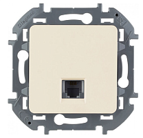 Legrand Inspiria - Розетка телефонная 1хRJ-11 4 контакта (слоновая кость) Legrand Inspiria - Розетка телефонная 1хRJ-11 4 контакта (слоновая кость)