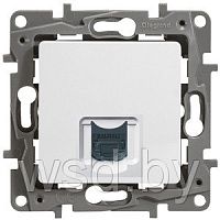 Legrand Etika - Розетка телефонная 1хRJ-11 4 контакта (белый) Legrand Etika - Розетка телефонная 1хRJ-11 4 контакта (белый)