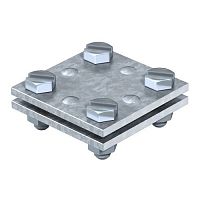 Клемма OBO Bettermann 256 A-DIN 40 FT для перекрестного соединения полосы max.FL 40 х FL 40, гор. оцинк. Клемма OBO Bettermann 256 A-DIN 40 FT для перекрестного соединения полосы max.FL 40 х FL 40, гор. оцинк.