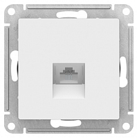 Розетка телефонная RJ11, механизм, Белый AtlasDesign (Schneider Electric) Systeme Electric Розетка телефонная RJ11, механизм, Белый AtlasDesign (Schneider Electric) Systeme Electric