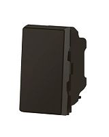 Legrand Mosaic - Выключатель кнопочный 6А, 1М, пруж. зажимы, матовый черный Legrand Mosaic - Выключатель кнопочный 6А, 1М, пруж. зажимы, матовый черный