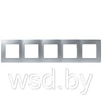 Legrand Etika - Рамка 5 постов (алюминий) Legrand Etika - Рамка 5 постов (алюминий)
