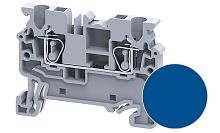 Клемма проходная Connectwell CX2.5BU /5x50mm, пружинная, 2 присоед., 2,5(max 4)mm2, 24A, 1000V, синяя Клемма проходная Connectwell CX2.5BU /5x50mm, пружинная, 2 присоед., 2,5(max 4)mm2, 24A, 1000V, синяя