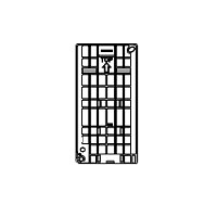 Крепление на DIN-рейку Delta для ME300/MS300, корп.A/B Крепление на DIN-рейку Delta для ME300/MS300, корп.A/B