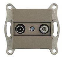 Розетка Mutlusan Rita TV-SAT, оконечная, антрацит Розетка Mutlusan Rita TV-SAT, оконечная, антрацит