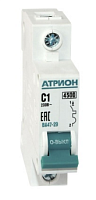 Выключатель автоматический ВА47-29 1Р 1А хар.С 4,5 кА АТРИОН Выключатель автоматический ВА47-29 1Р 1А хар.С 4,5 кА АТРИОН