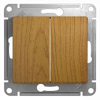 2-клавишный ВЫКЛЮЧАТЕЛЬ, схема 5, 10АХ, механизм, ДЕРЕВО ДУБ GLOSSA (Schneider Electric) Systeme Electric 2-клавишный ВЫКЛЮЧАТЕЛЬ, схема 5, 10АХ, механизм, ДЕРЕВО ДУБ GLOSSA (Schneider Electric) Systeme Electric