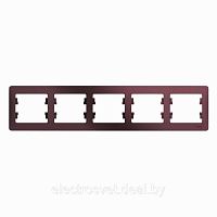 5-постовая РАМКА, горизонтальная, БАКЛАЖАНОВЫЙ GLOSSA (Schneider Electric) Systeme Electric 5-постовая РАМКА, горизонтальная, БАКЛАЖАНОВЫЙ GLOSSA (Schneider Electric) Systeme Electric