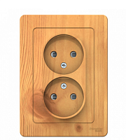 BLANCA Скрытой Установки Розетка двойная без заземления со шторками, 16А, 250В, ЯСЕНЬ (Schneider Electric) Systeme Electric BLANCA Скрытой Установки Розетка двойная без заземления со шторками, 16А, 250В, ЯСЕНЬ (Schneider Electric) Systeme Electric