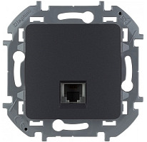 Legrand Inspiria - Розетка телефонная 1хRJ-11 4 контакта (антрацит) Legrand Inspiria - Розетка телефонная 1хRJ-11 4 контакта (антрацит)