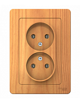 BLANCA Скрытой Установки Розетка двойная без заземления без шторок, 16А, 250В, ЯСЕНЬ (Schneider Electric) Systeme Electric BLANCA Скрытой Установки Розетка двойная без заземления без шторок, 16А, 250В, ЯСЕНЬ (Schneider Electric) Systeme Electric