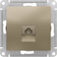 Розетка телефонная RJ11, механизм, Шампань AtlasDesign (Schneider Electric) Systeme Electric Розетка телефонная RJ11, механизм, Шампань AtlasDesign (Schneider Electric) Systeme Electric