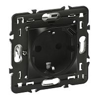 Legrand Mosaic - Розетка 2P+E + USB type C, 2М, защ. шторки, пруж. зажимы, матовый черный Legrand Mosaic - Розетка 2P+E + USB type C, 2М, защ. шторки, пруж. зажимы, матовый черный
